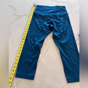 Lululemon Align leggings Size 6 Turquoise